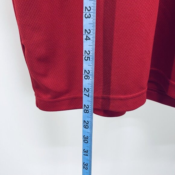 Pro Tour Air Play Shirt Size M Men's Red Short Sleeve Polyester Knit Golf Polo - Picture 6 of 10
